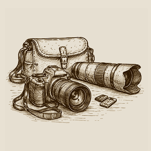 Photographic equipment hire (subject to availability)