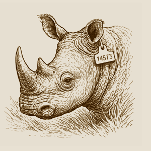 Rhino notching and microchipping