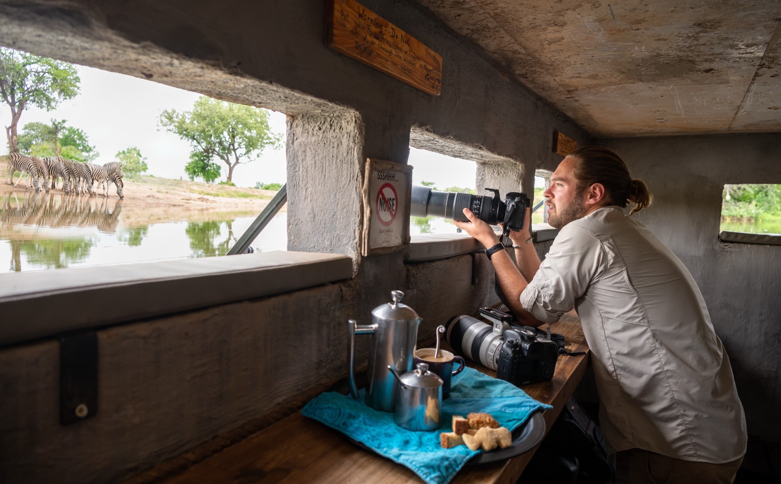 The Terrapin Hide at water level