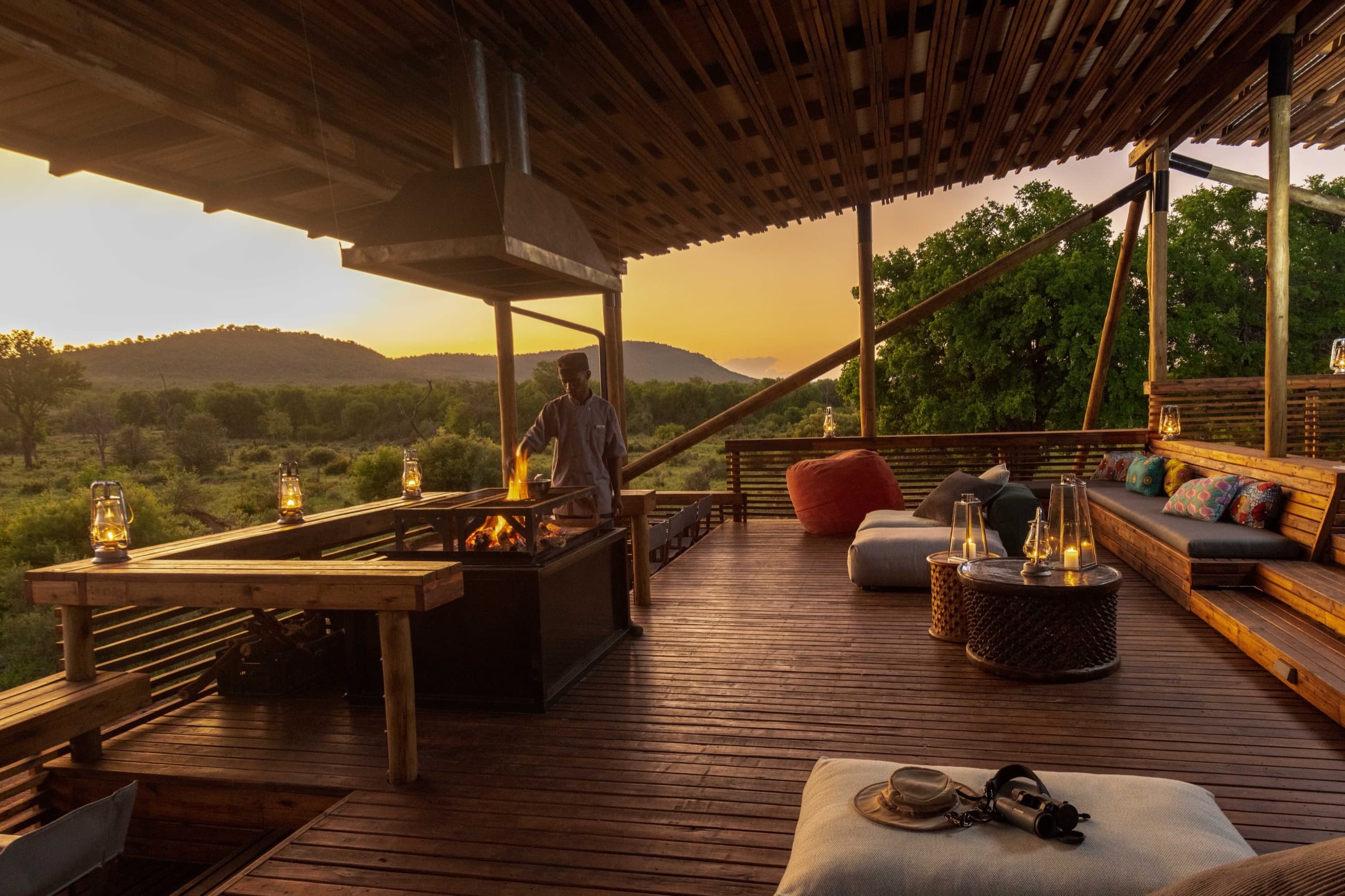 Thutlwa Deck at Jaci's Private Lodge
